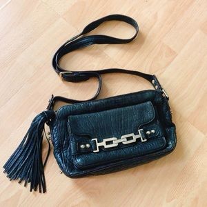 Vintage Rebecca Minkoff buffalo leather handbag